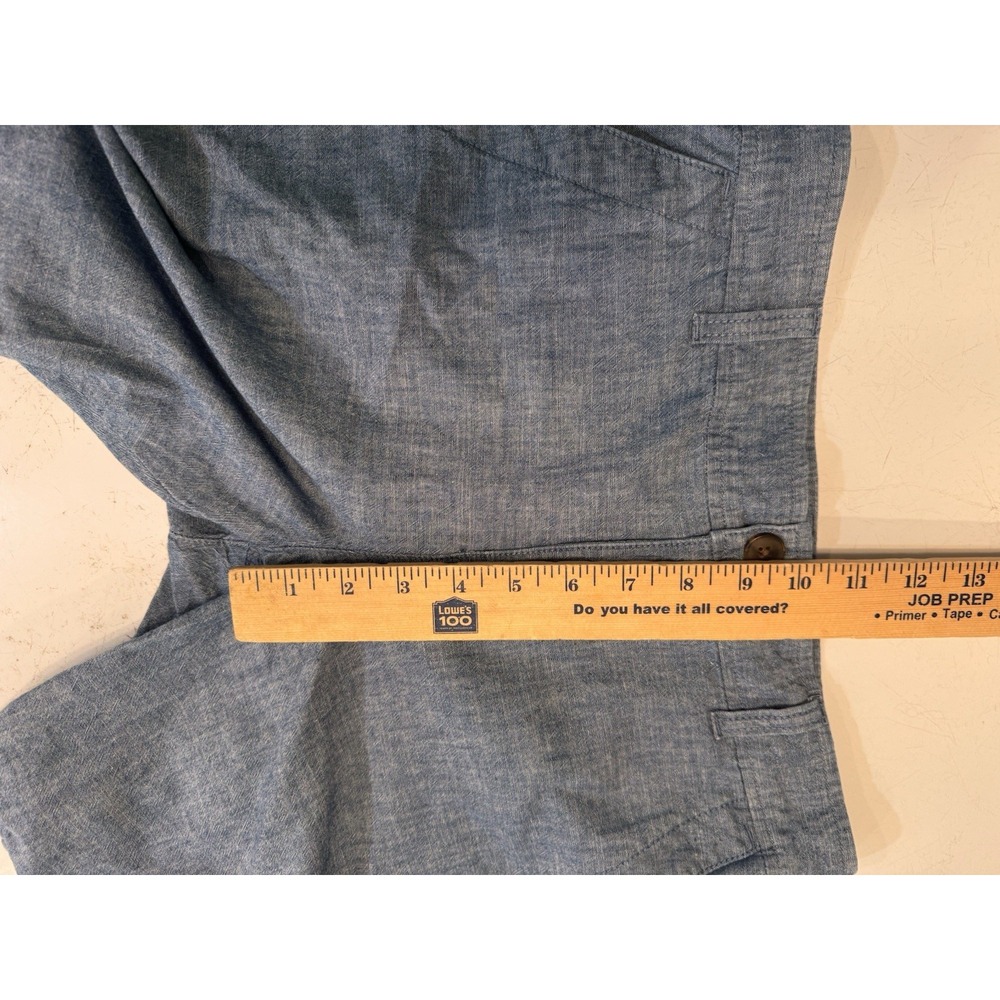 Gap Womens Heather Blue Bermuda Shorts size 0 waist 26" inseam 9" - Picture 7 of 8